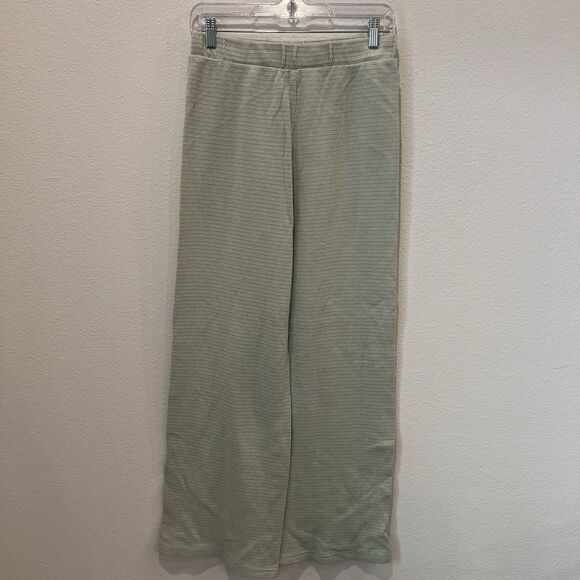 Banks Journal Athena Pants Wide Leg Cotton Knit Pull On Sz L Preppy Lagenlook - Picture 1 of 7